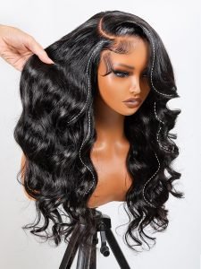 Glueless Side Part 5*5 HD Lace Closure Wigs 250% density Body Wave Hair Hairstylist Customized - Image 7