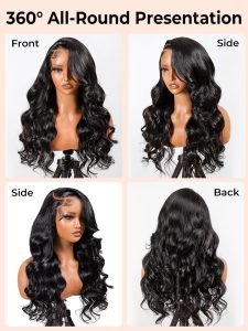 Glueless Side Part 5*5 HD Lace Closure Wigs 250% density Body Wave Hair Hairstylist Customized - Image 8
