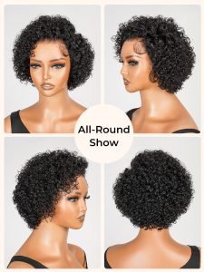 Curly Short Bob Wigs 13*6 Lace Frontal Wig - Image 8