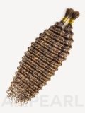 Deep Wave 4/27 Color Hair Bulk Human Braiding Hair No Weft 100g - Image 4
