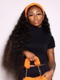 Deep Wave Human Hair Headband Wigs - Image 10