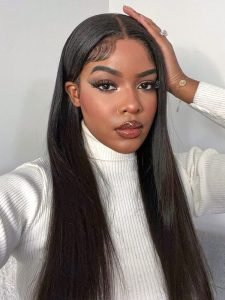 Straight U Part Wig Human Hair V Part Wigs For Sale - Image 7