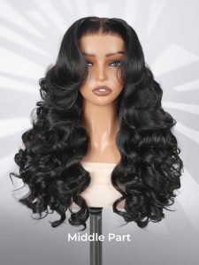 Butterfly Cut Body Wave Ready To Go Wig 6x8 Lace Face Framing Layers - Image 6