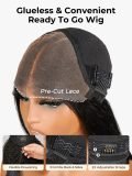 Glueless Deep Wave Drawstring Ready To Go 6*8 Lace Front Wig - Image 7