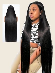 Long Wigs Straight HD Lace Frontal Human Hair Wigs 24-40 Inch - Image 6