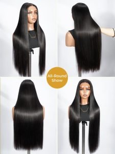 Raw Vietnamese Hair Super Double Drawn 5x5 HD Wig 250 Density - Image 7