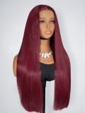 Glueless Ready To Go Cherry Cola Straight 7x5 Lace Wig for Beginners - Image 10