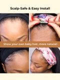 Deep Wave Human Hair Headband Wigs - Image 7