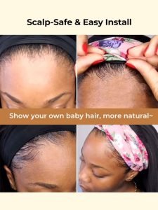 Body Wave Best Headband Wig Affordable Half Wig Styles - Image 5