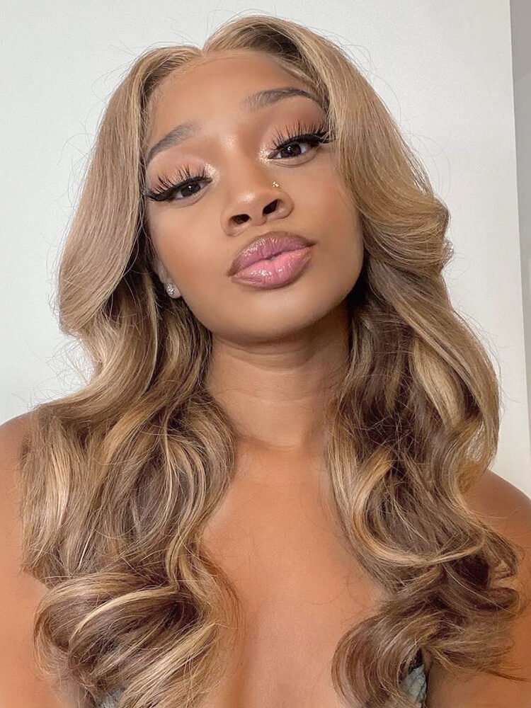 Body Wave Honey Brown Wig