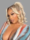 Blonde Body Wave 360 Glueless Lace Wig With Dark Root 250 Density - Image 2