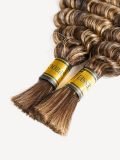 Deep Wave 4/27 Color Hair Bulk Human Braiding Hair No Weft 100g - Image 5
