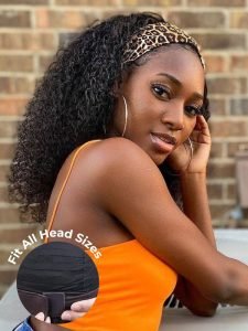 Curly Headband Wigs For Black Women Human Hair Wigs - Image 8