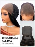 Caramel Auburn Ombre 13x4 HD Lace Front Wig Glueless Ready To Wear - Image 6