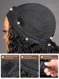 Kinky Straight Half Wig With Draw-String For Beginners - Image 8