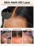 M Shaped Hairline Straight HD Lace Wig With Highlights 250 Density - Image 8