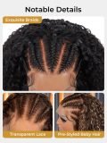 Braiding Human Hair 13u00d74 Lace Front Curly Bob Wigs Pre-Bleached With Full Density - Image 7