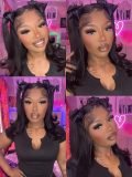Short Bob Straight Pre-Styled 13x4 Ready to Go Lace Front Wig - Image 5