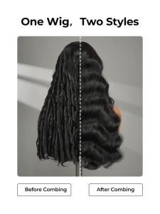 Double Drawn Top Grade Straight And Body Wave HD Lace Wig Human Hair - Image 5