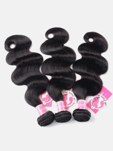 Body Wave 3 Bundles With 5*5 Lace Closure Super Thin Transparent Alipearl LY Lace - Image 8