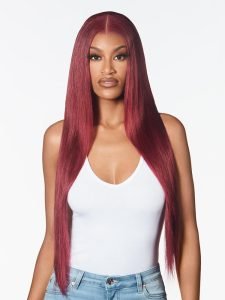 99J Hair Color LY Super Thin Transparent Lace Front Wig Burgundy Wig Colored Human Hair Wigs - Image 4