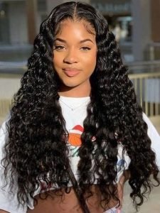 Wavy Lace Wig 13*4 Lace Front Wigs Loose Deep Hair Human Hair Wigs - Image 7