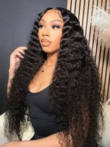 12A Raw Hair Alipearl Top Grade Deep Wave HD Lace Wig Long Human Hair Wig - Image 7