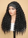 Deep Wave Human Hair Headband Wigs - Image 3