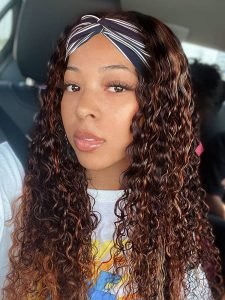Water Wave Headband Wigs Human Hair Natural Wave Half Wig 150 Density - Image 8