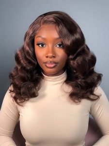 Side C Part Glueless Layered Cut Body Wave 6*8 Lace Closure Wig Pre Cut Ready To Go - Image 9