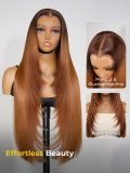 Layered Cut Honeyed Bliss M Hairline 6x8 Lace Front Wig Glueless - Image 5