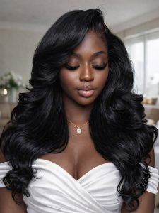 Butterfly Cut Body Wave Ready To Go Wig 6x8 Lace Face Framing Layers - Image 8