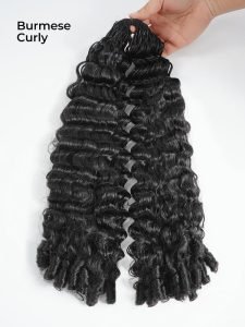Miracle Knots Curly Crochet Human Hair Extensions 100g Pack Knotless - Image 8