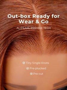 Black Widow Inspired Ginger Copper Wig 13u00d74 Front Wigs Trendy Colored Hair - Image 9