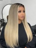 12A Raw Hair Champagne Blonde Highlights HD Lace Wig Ready To Go - Image 10