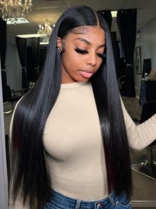 Alipearl Straight HD Lace Wigs 13*6 Lace Frontal Wigs 5*5 Closure Wigs HD Transparent Lace - Image 7