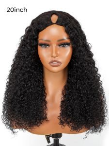 Curly U Part Wig Affordable Human Hair Wigs V Part Wigs Online - Image 8