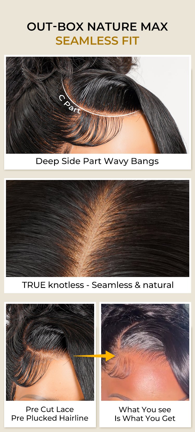 360 full lace breathable and comfortable wig