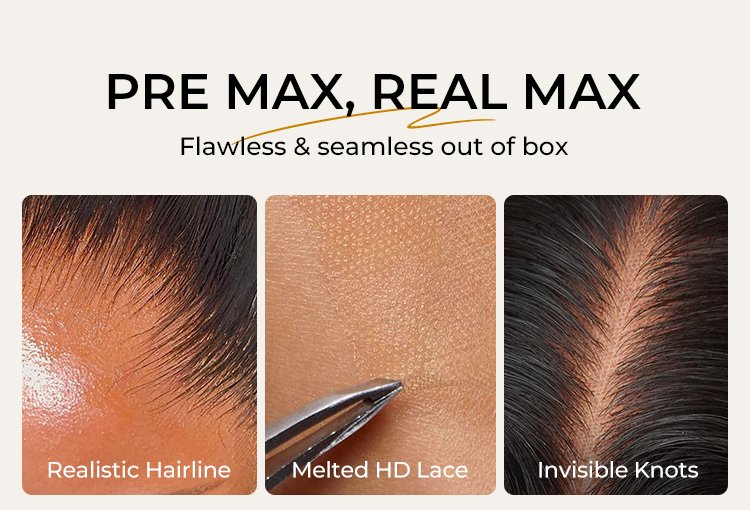 invisible HD lace melt skin