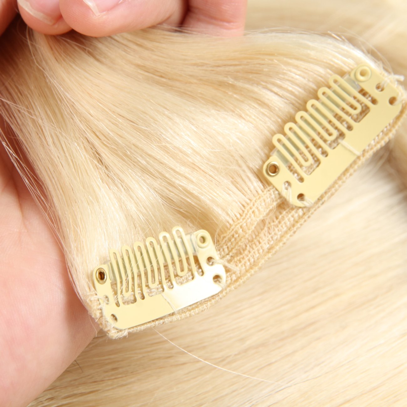 613 Blonde Color Human Hair Extensions