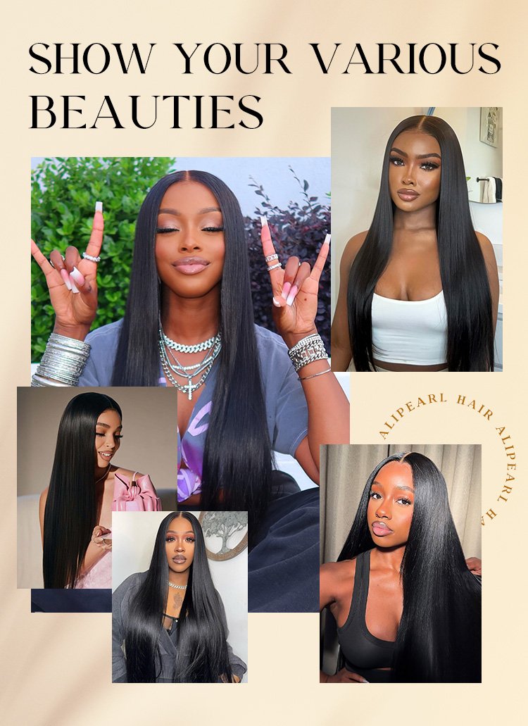 glueless straight pre cut lace wig