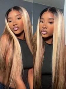 Alipearl Balayage Highlight Silky Straight Pre-plucked Human Hair HD Lace Wigs - Image 7
