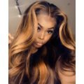 Alipearl Brown Balayage Hair #4/27 Body Wave Highlight Bundles With 5x5 Lace Closure - Image 3