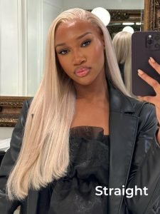 250% Density P18/613 Ombre Blonde Hair 5*9 Glueless Ready to Go Wigs Bleached - Image 8
