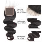 Alipearl Malaysian Hair 3pcs Body Wave with 4*4 Lace Closure - Image 4