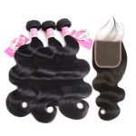 Alipearl Hair 3 bundles Body Wave with 4*4 lace closure Indian - Image 6
