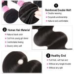 Alipearl Malaysian Hair 3pcs Body Wave with 4*4 Lace Closure - Image 2