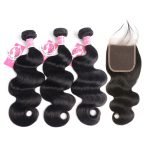 Alipearl Malaysian Hair 3pcs Body Wave with 4*4 Lace Closure - Image 6
