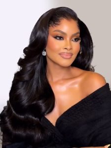 Lagos Hairline Undetectable HD 7x7 Lace Closure Body Wave Widows Peak Wig - Image 2