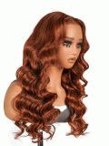 Cowboy Copper Color 7*5 Glueless Wig Ready To Go Fall Hair - Image 8